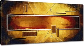 Vászonkép 115x55 Megnyugvás bronzban