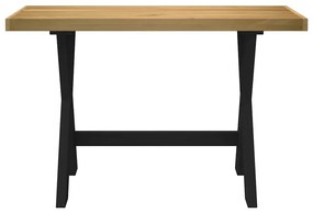 íróasztal NOAIN X alakú lábak 120x50x75 cm tömör fa fenyőfa