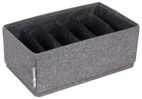 Drawer szürke rekeszes fiókrendszerező, 16,5 x 11 cm - Bigso Box of Sweden