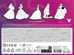 Disney Hercegnők Fairytale scratch képkarcoló matricák 5 db-os