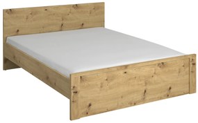 Franciaágy 160 cm Andra (artisan tölgy) (matrac és ágyrács nélkül). Akció -15%. 1052750