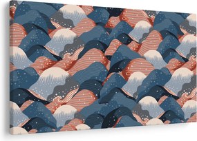 Kép - Hullámok és dombok (90x60 cm)