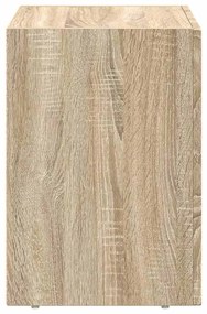 vidaXL Éjjeli asztal 2 pcs Sonoma tölgy 40 x 35 x 50 cm Faanyag