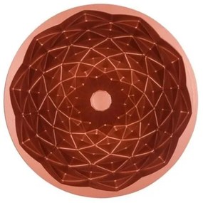 KITCHISIMO 24 cm gyémántmintás kuglófforma, rézszínű