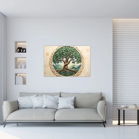 Kép – Fonott életfa (90x60 cm)