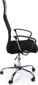 Fekete kárpitozott irodai szék Dakar – Yes Everyday