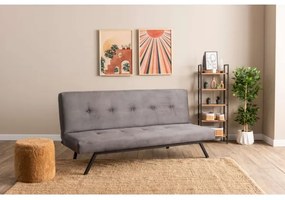 Kétüléses, kihúzható BAKU kanapé, szürke