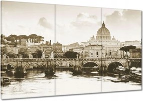 Festmények 120x80 Róma Vatikán panoráma