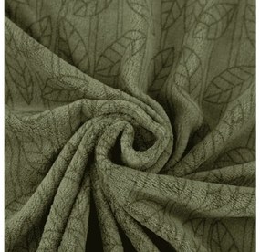 GRENA 160x200 cm zöld mikroplüss lepedő