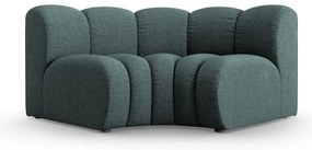 Türkiz zsenília kanapé modul (variálható sarok) Lupine – Micadoni
