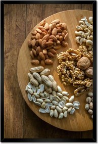 Poszterek keretben 40x60 Mogyoró Pisztácia