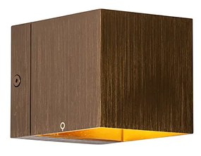 Modern fali lámpa sötét bronz - Transfer