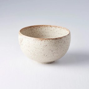 Fade fehér kerámia tálka, ø 13 cm - MIJ