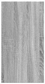 szürke sonoma színű szerelt fa mosdószekrény 63 x 29 x 55 cm