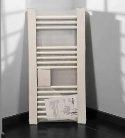 Törölközőszárító radiátor - Viva Platinum Therm - EGYENES - fehér - 400 x 1000 mm