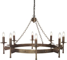 Elstead klasszikus vintage csillár cromwell antik bronz elscw8-old-brz
