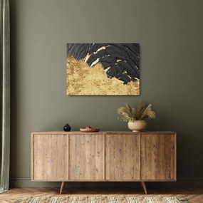 Üveg kép - Arany szerkezet N⁰1 (70x50 cm)
