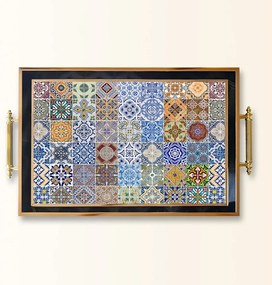 Üveg tálca, 38×24 cm – TPA9894