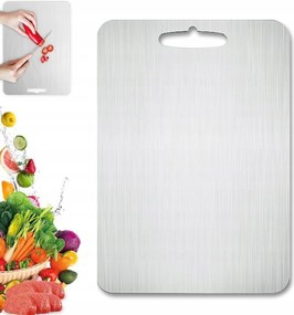 Vágódeszka Titán Rozsdamentes Acél Vágódeszka