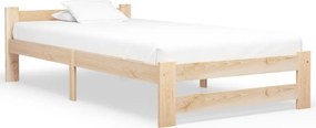 vidaXL tömör fenyőfa ágykeret 100 x 200 cm
