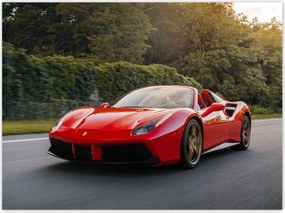 Poszterek 135x100 Piros Ferrari út