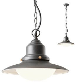 Redo 90094 - Kültéri csillár láncon ELIO 1xE27/42W/230V IP44