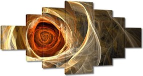 Festmények 200x100 Fraktál rózsa