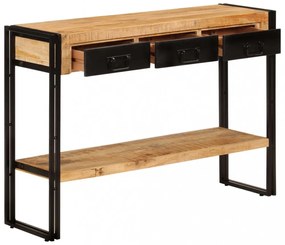tömör mangófa tálalóasztal 110 x 30 x 76 cm