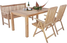 Solo teakfa kerti asztal - Garden Pleasure