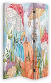 Gario Paraván Kis Alice Csodaországban napközben Méret: 110 x 170 cm, Kivitelezés: Forgó paraván 360°