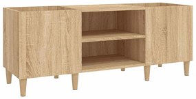 sonoma tölgyfa lemezszekrény 121 x 38 x 48 cm rétegelt fából