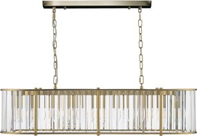 Dar Lighting glamour kristály modern függeszték kiran sárgaréz darkir3435