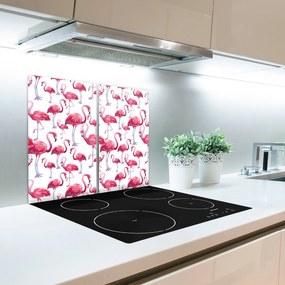 Üveg vágódeszka flamingók 60x52 cm