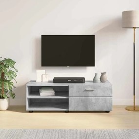 TV szekrény fiókkal Magasfényű fehér 100.5 x 39 x 30 cm Faanyag
