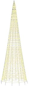 meleg fehér LED karácsonyfa zászlórúdra 1534 LED 500 cm