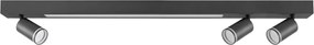 Polux PARIS 327390 Spotlámpa 1x24W/LED|3x10W/GU10 4000K 800lm IP20