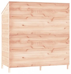 tömör fenyőfa kerti fészer 102 x 52 x 112 cm