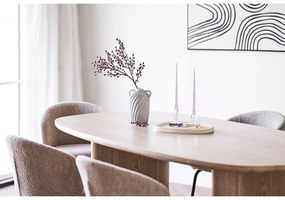 Étkezőasztal kőrisfa dekorral 110x210 cm Serra – House Nordic