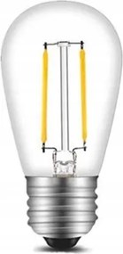 10x Led izzó S14 Led 2W 2800K Meleg Füzér