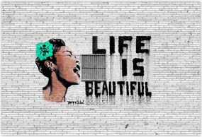 Poszterek 185x125 Banksy Life is beautiful