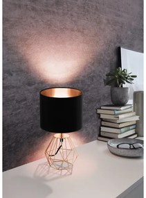 Eglo 95787- Asztali lámpa CARLTON 2 1xE14/60W/230V