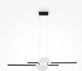 MAYTONI MOD179PL-L26W4K SKYLINE Modern Led Függesztett Lámpa Fehér, Fekete LED IP20