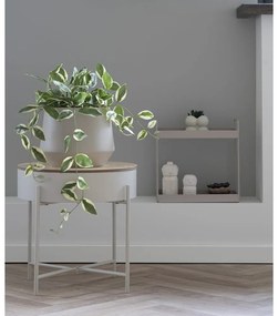 Fém kerek tárolóasztal ø 40 cm Sisco – House Nordic