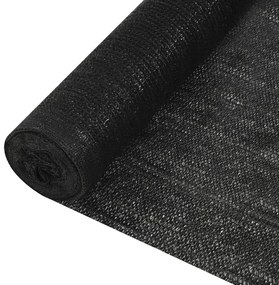fekete HDPE belátásgátló háló 3,6 x 25 m 195 g/m²