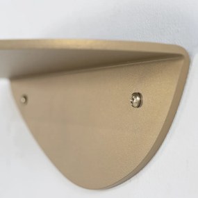 Bézs fém fali polc 34 cm Pipa – Spinder Design