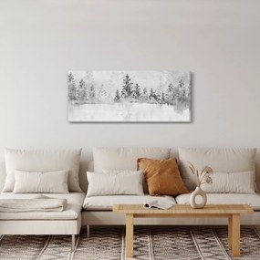 Kép - Szarvas a tónál (120x50 cm)