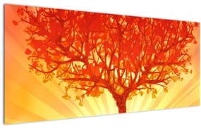 Kép - Fa a nap ragyogásában (120x50 cm)