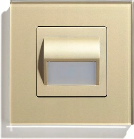 Lépcső Lámpatest Led Világítás Lámpa 1W Üveg Fali Semleges Szín