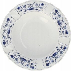 Lubiana Mária Mély Leveses Tányér 1 db Kasub Motívum 23 cm