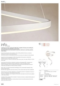 Redo 01-4282 - LED dimmelhető állólámpa SCROLL LED/30W/230V arany